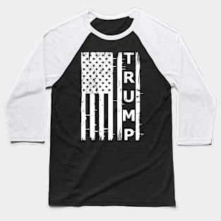 Donald Trump USA Flag Political Election Baseball T-Shirt